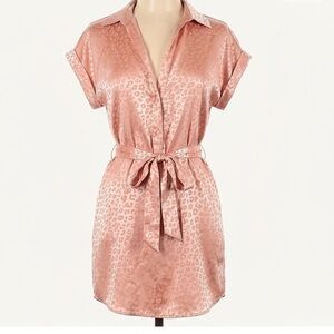 Joie peach pink cheetah Dress